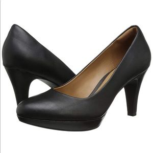 Women’s Clark Brier Dolly Dress Pump Black Leather